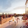 patio with views of landscaping and near neighborhood